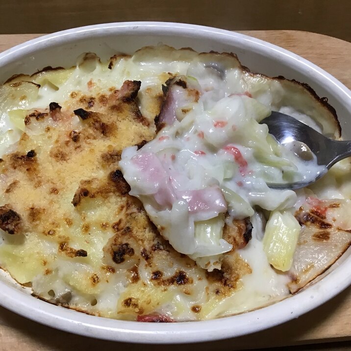 米粉でダマにならない 簡単グラタン